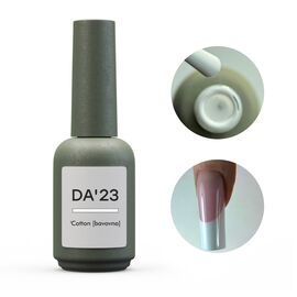 DA'23. Gel Polish, Cotton (white french), 14 ml, гель-лак (білий, для френчу) #2