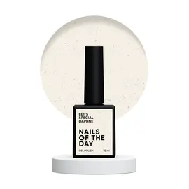 NOTD. Гель-лак Let's special Daphne, 10 ml, молочний із золотою поталлю #1