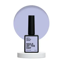 NOTD. Гель-лак Let's special Simon, 10 ml, лілово-блакитний #1