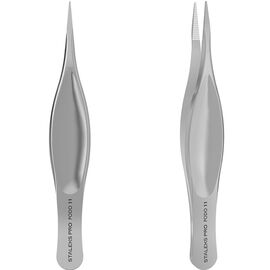 STALEKS. Splinter tweezers small, Пінцет подологічний осколковий малий PODO 11 #2
