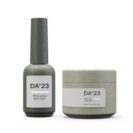 DA'23. Fiber gel, White Power, 30 ml, гель для укріплення "Біла міць", щільний білий #2
