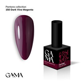 GA&MA. Gel polish #150 Dark Viva Magenta, 10 ml, гель-лак #1