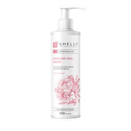 SHELLY. Hand&Nails cream with collagen, elastin and peony extract, 500 ml. Крем для рук та нігтів з колагеном, еластином і екстрактом півонії #1