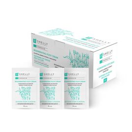 SHELLY. SET. Regenerating foot cream with allantoin, bamboo extract and shea butter, 100 pcs*4 ml. Регенеруючий крем для ніг з алантоїном, екстрактом бамбука і маслом ши, 100 шт*4 мл #1