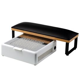 Teri. Manicure Armrest, LOFT, size S, Black/Wood. Підлокітник, чорний/дерево, розмір S #2