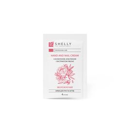 SHELLY. Hand&Nails cream with collagen, elastin and peony extract, 4 ml. Крем для рук та нігтів з колагеном, еластином і екстрактом півонії, 4 мл #1