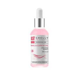 SHELLY. Nail&cuticle oil with wild strawberry extract and vitamin E, 30 ml. Олія для нігтів і кутикули з екстрактом суниці та вітаміном Е #1