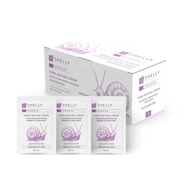 SHELLY. SET. Hand&Nails cream with Allantoin, Ravel extract and Shea oil, 100 psc*4 ml. Крем для рук та нігтів з алантоїном, екстрактом равлика та олією каріте, 100 шт*4 ml #1