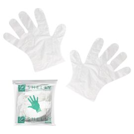 SHELLY. SET. Cream Gloves for manicure, 10 pcs. Набір кремових рукавичок, 10 шт. #2