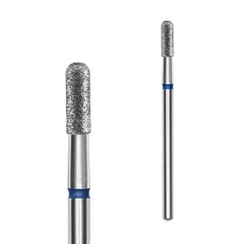 STALEKS. Фреза алмазна "ЦИЛІНДР ЗАОКРУГЛЕНИЙ" синя, Ø 2.3 mm / робоча частина 6.5 mm #1