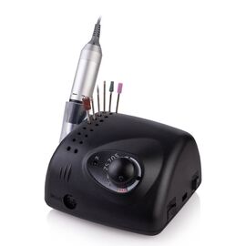 BUCOS. Nail drill "Bucos ZS-705", black, 65W. Фрезер + 6 покращених фрез, 35 тисяч оборотів, реверс, чорний корпус #1