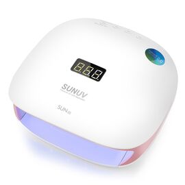 UV-LED Лампа SUN 4S (white&pink) для манікюру та педикюру (оригінал із сертифікацією) #1