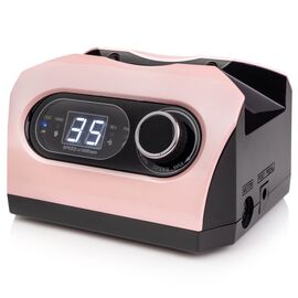 BUCOS. Nail drill "Bucos ZS-717", pink, 65W. Фрезер + 6 покращених фрез, 35 тисяч оборотів, реверс, рожевий корпус #2