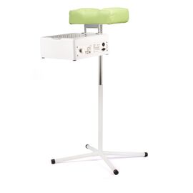 Teri. Pedicure stand for nail dust collector, pistachio. Педикюрна підставка для настільних витяжок з фісташковим верхом (під замовлення) #2