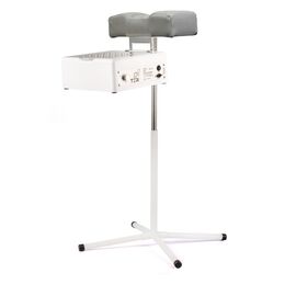 Teri. Pedicure stand for nail dust collector, gray. Педикюрна підставка для настільних витяжок з сірим верхом (під замовлення) #2