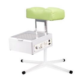 Teri. Pedicure stand for nail dust collector, pistachio. Педикюрна підставка для настільних витяжок з фісташковим верхом (під замовлення) #1