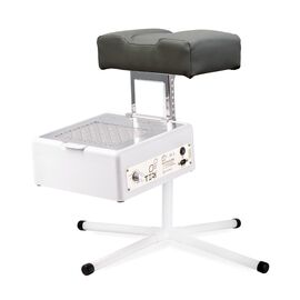 Teri. Pedicure stand for nail dust collector, graphite. Педикюрна підставка для настільних витяжок з графітовим верхом (під замовлення) #1