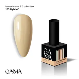 GA&MA. Gel polish #195 Almond, 10 ml, гель-лак, Мигдаль #1