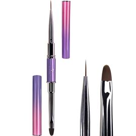 DNKa’ Liner Gel Brush #0006, Пензлик для гелю двосторонній #1