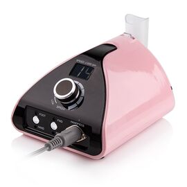 BUCOS. Nail drill "Bucos ZS-711", pink, 65W. Фрезер + 6 покращених фрез, 35 тисяч оборотів, реверс,  рожевий корпус #1