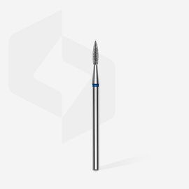 STALEKS. Фреза алмазна "ПОЛУМ'Я" синя, Ø 1.8 mm, гостра #2