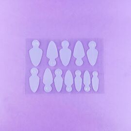 DNKa’. Professional Nail Molds #0002. Силіконові молди #1