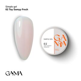 GA&MA. Simple builder gel #2 That very french, 30 ml, гель без опилу, "Той самий френч" #1