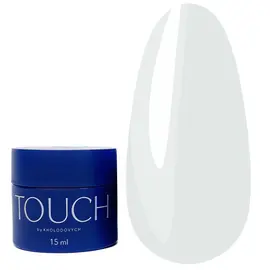 TOUCH. Liquid Builder Gel #01, 15 ml, міцний рідкий гель для нарощування, молочний #1