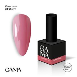 GA&MA. Cover base #23, CHERRY, 15 ml (формула одного шару) #1