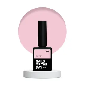 NOTD. Color Top #04, 10 ml, світло-бежевий топ без липкого шару #1