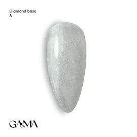 GA&MA. Diamond base #3 Milky, 15 ml, молочна #1