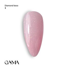 GA&MA. Diamond base #1 Peach, 15 ml, Персикова #1