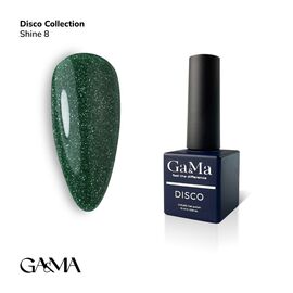 GA&MA. Reflective Gel polish SHINE #8, 10 ml, гель-лак світловідбиваючий #1