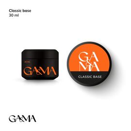 GA&MA. Classic rubber base, Clear, 30 ml, прозора каучукова база #1