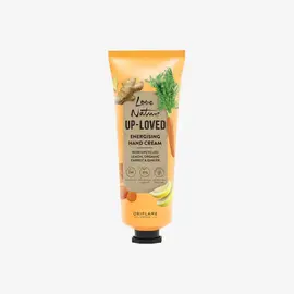 Love Nature. Hand Cream with organic carrot oil, 75 ml, Тонізуючий крем для рук з лимоном, органічною морквою та імбиром #1