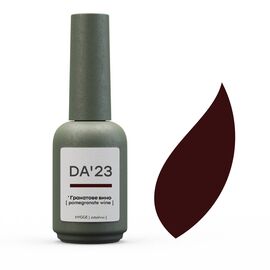 DA'23. Gel Polish, Pomegranate wine, 14 ml, гель-лак "Гранатове вино" #1