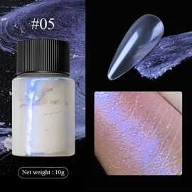 Втирка перлинна, блакитна 10 g #1