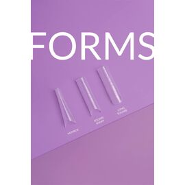 DNKa’. Top Nail Forms, Sharp Square, 120 шт, Верхні форми, (чіткий квадрат) #2