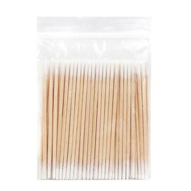 100 pcs Мікробраші дерев'яні двосторонні, 7 cm #1