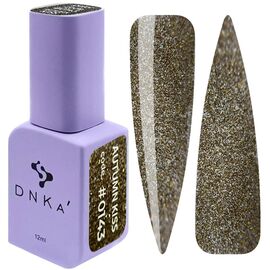 DNKa’. Gel Polish, Autumn Kiss #0143, reflective, 12 ml, світловідбиваючий гель-лак #1