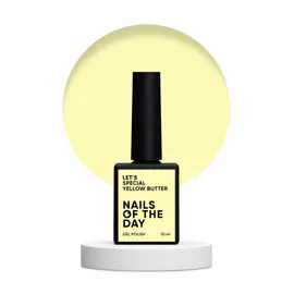 NOTD. Гель-лак Let's special Yellow Butter, 10 ml #1