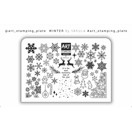 ART STAMPING Пластина для стемпінгу Winter (MINI) by Vakula #1