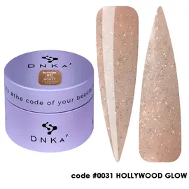 DNKa’. Builder Gel Hollywood #0031, 30 ml, світловідбиваючий гель для моделювання #1