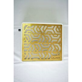 Ülka. Ventilation grille for nail dust collector Premium, Gold. Металева решітка для манікюрної витяжки, золота #1