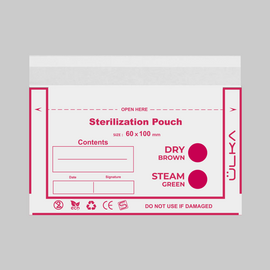 Ülka. Sterilization Pouch, 60*100, 100 pcs. Крафт-пакети для стерилізації з індикатором, 60*100, 100 шт. #1