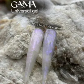 GA&MA. Universal builder gel Violet Pearl. limited, 15 ml, гель без опилу, лімітований #2
