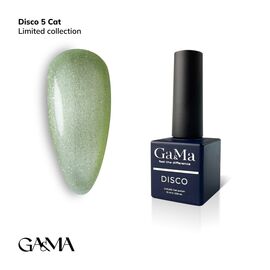 УЦІНКА /GA&MA. Gel polish Disco cat #5, гель-лак «Котяче око», 10 ml #1