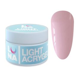 LUNAmoon. Light Acrygel #17 Taupe, 30 ml, рідкий гель, ліловий нюд #1