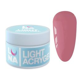 LUNAmoon. Light Acrygel #32 Dark rose beige, 30 ml, рідкий гель, темний бежевий з рожевим підтоном #1