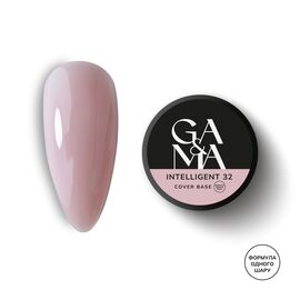 GA&MA. Cover base #32, INTELLIGENT, 30 ml (формула одного шару) #1